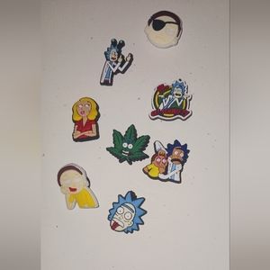 Ricky and Morty Crocs Chamrs